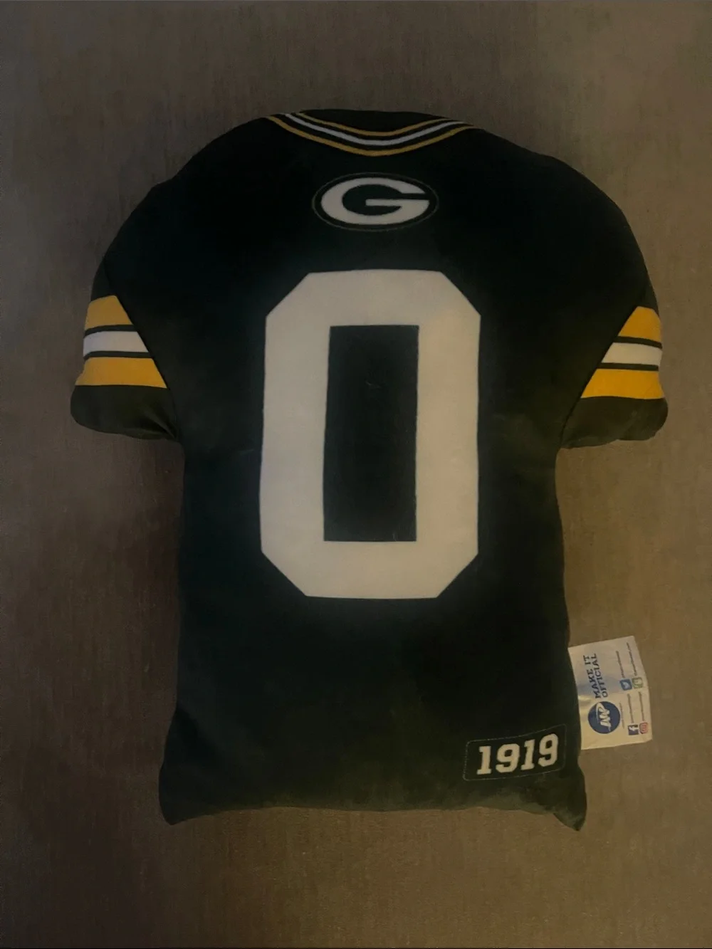 Packers accent pillow